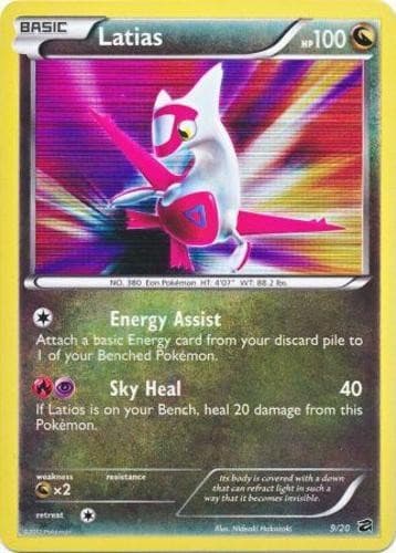 Heavily Played Latias - 9/20 Pokemon Dragon Vault