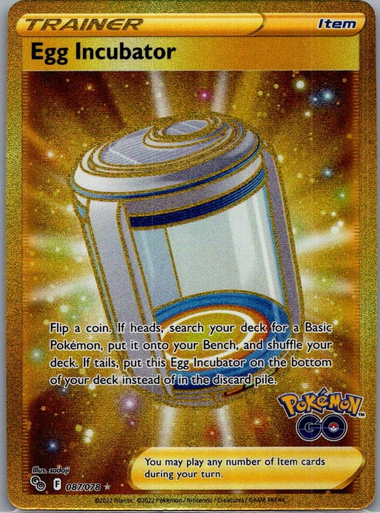 Egg Incubator (Secret) Holofoil [PGO - 087/078]
