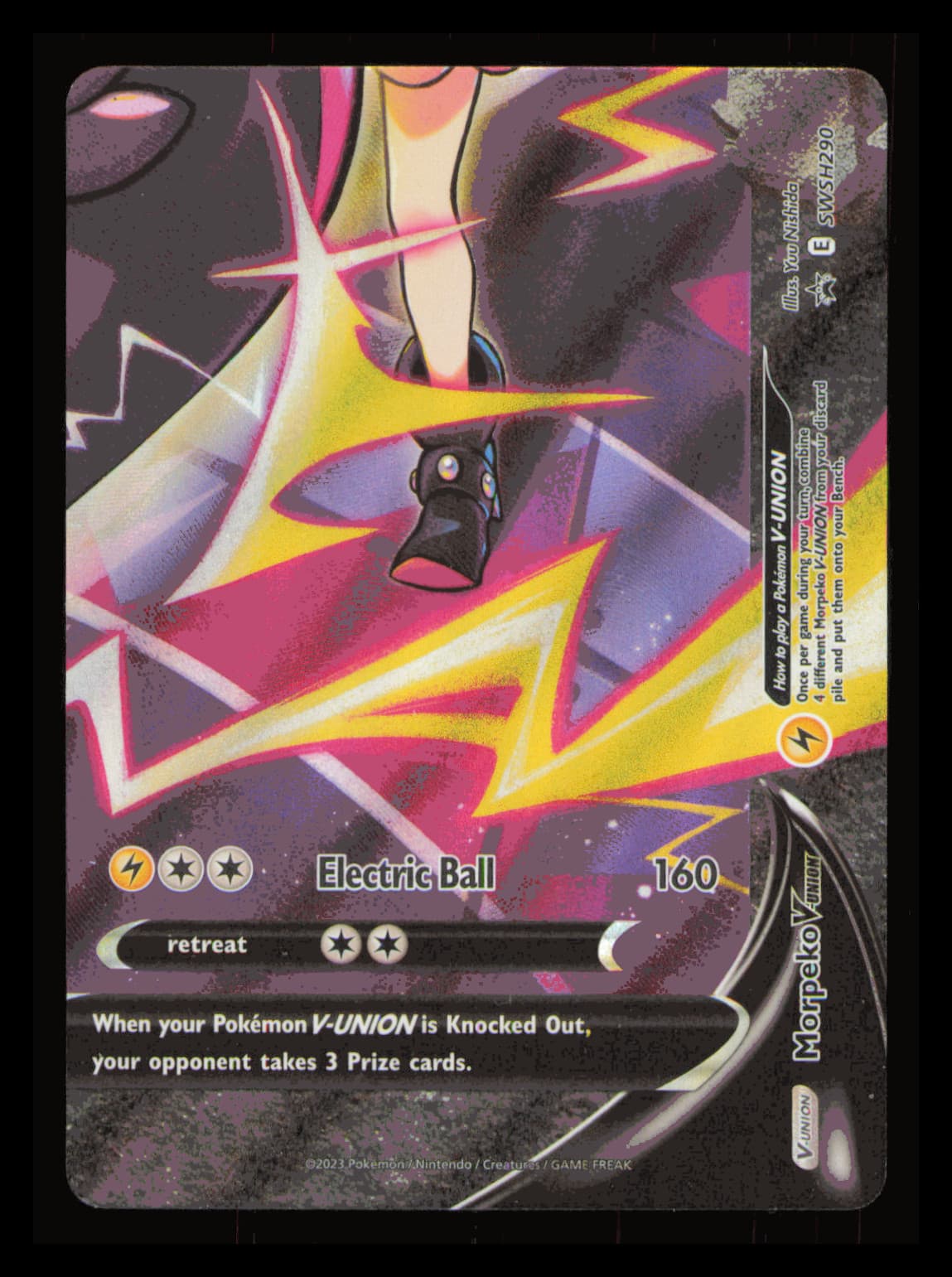 Morpeko V-UNION SWSH290/ SWSH Black Star Promos Promo NM POKEMON