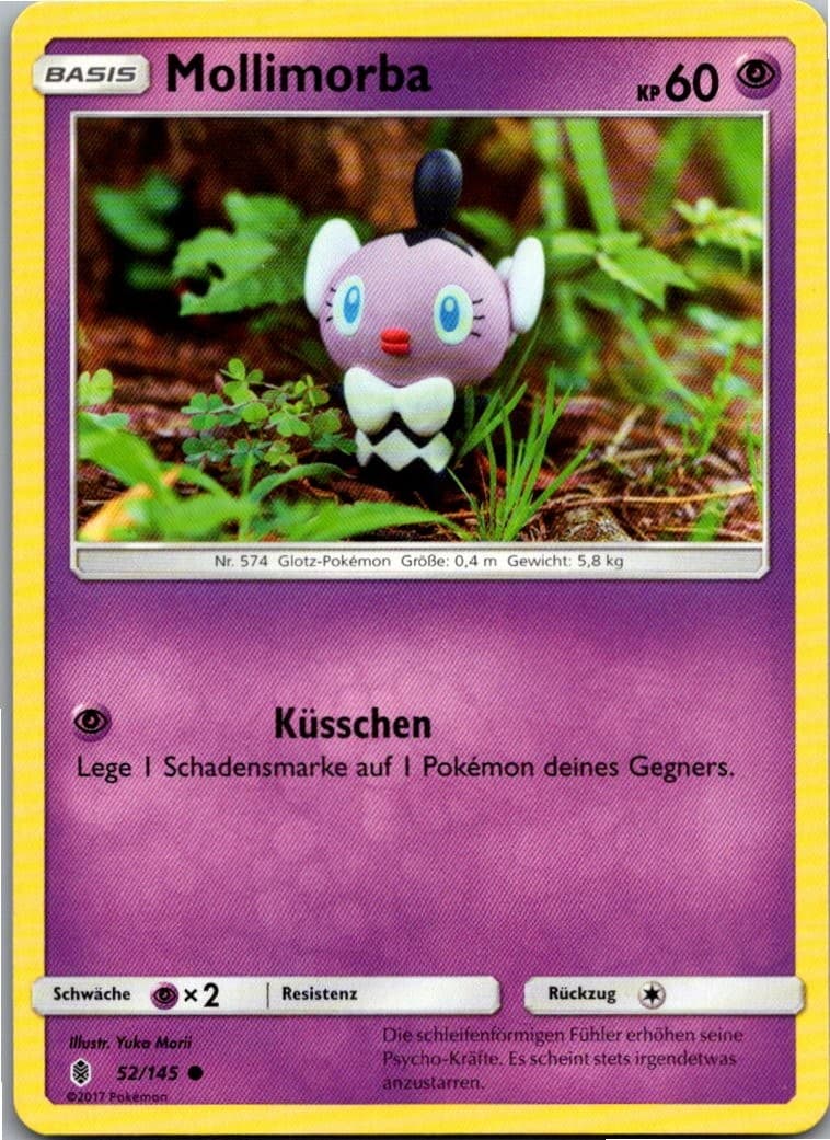 Pokemon Mollimorba 52/145 Stunde der Wächter Deutsch 2017 Karte
