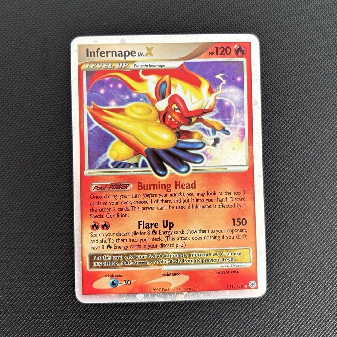 Pokemon Infernape LV.X Holo Ultra Rare Diamond & Pearl 121/130