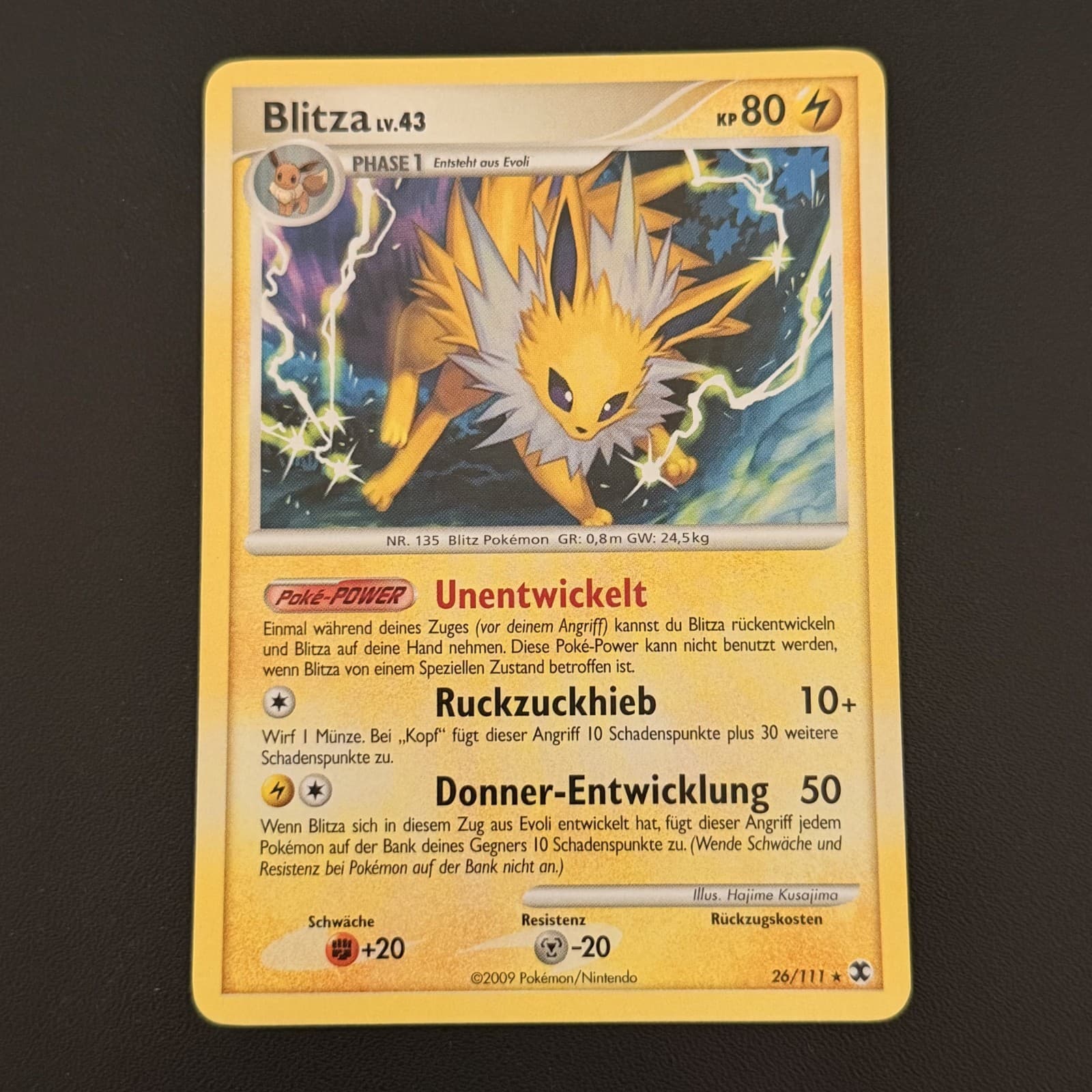 Blitza | 26/111 | Aufstieg der Rivalen | Pokemon Karte Deutsch