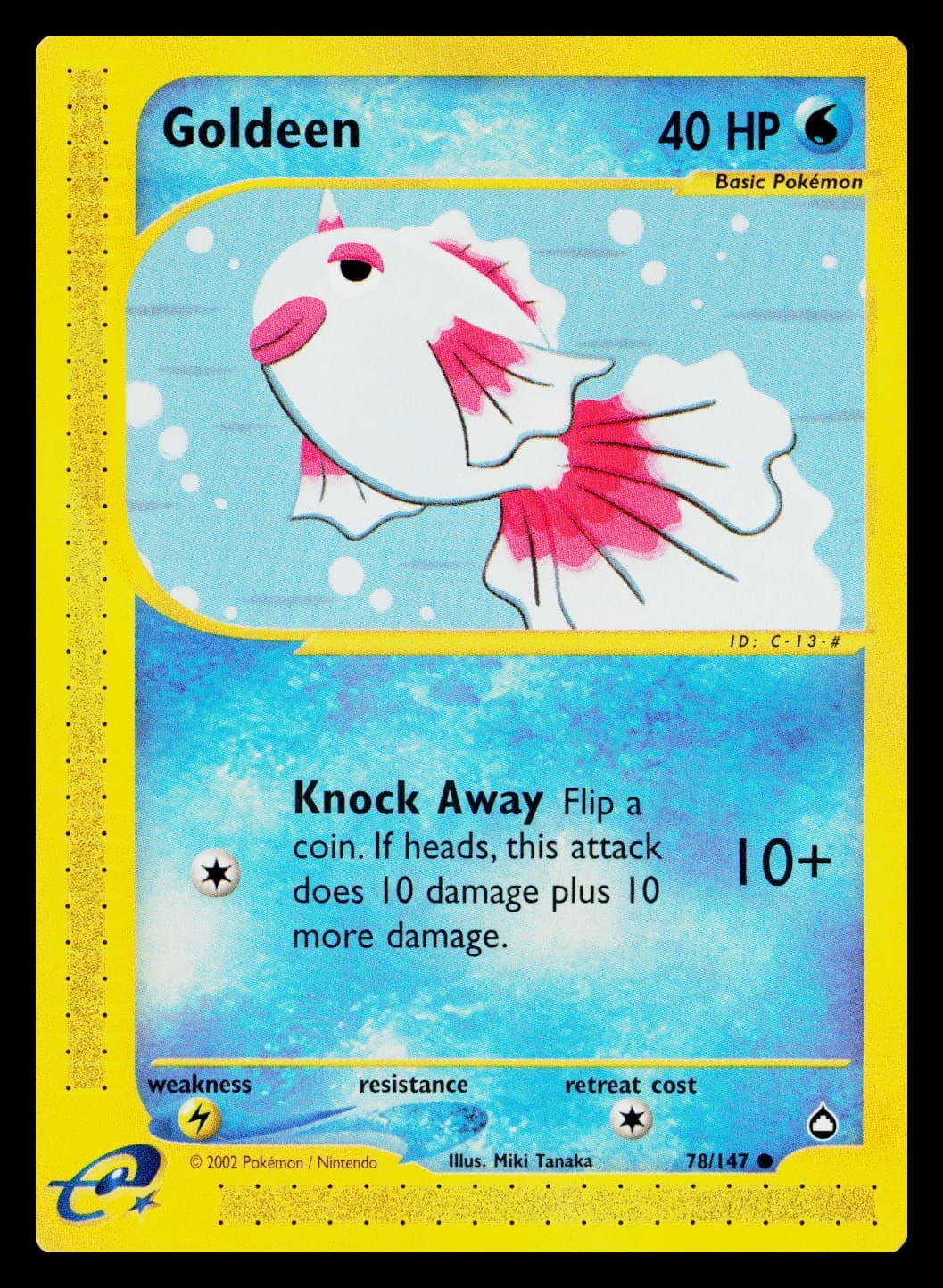 Pokémon TCG Aquapolis Goldeen 78/147
