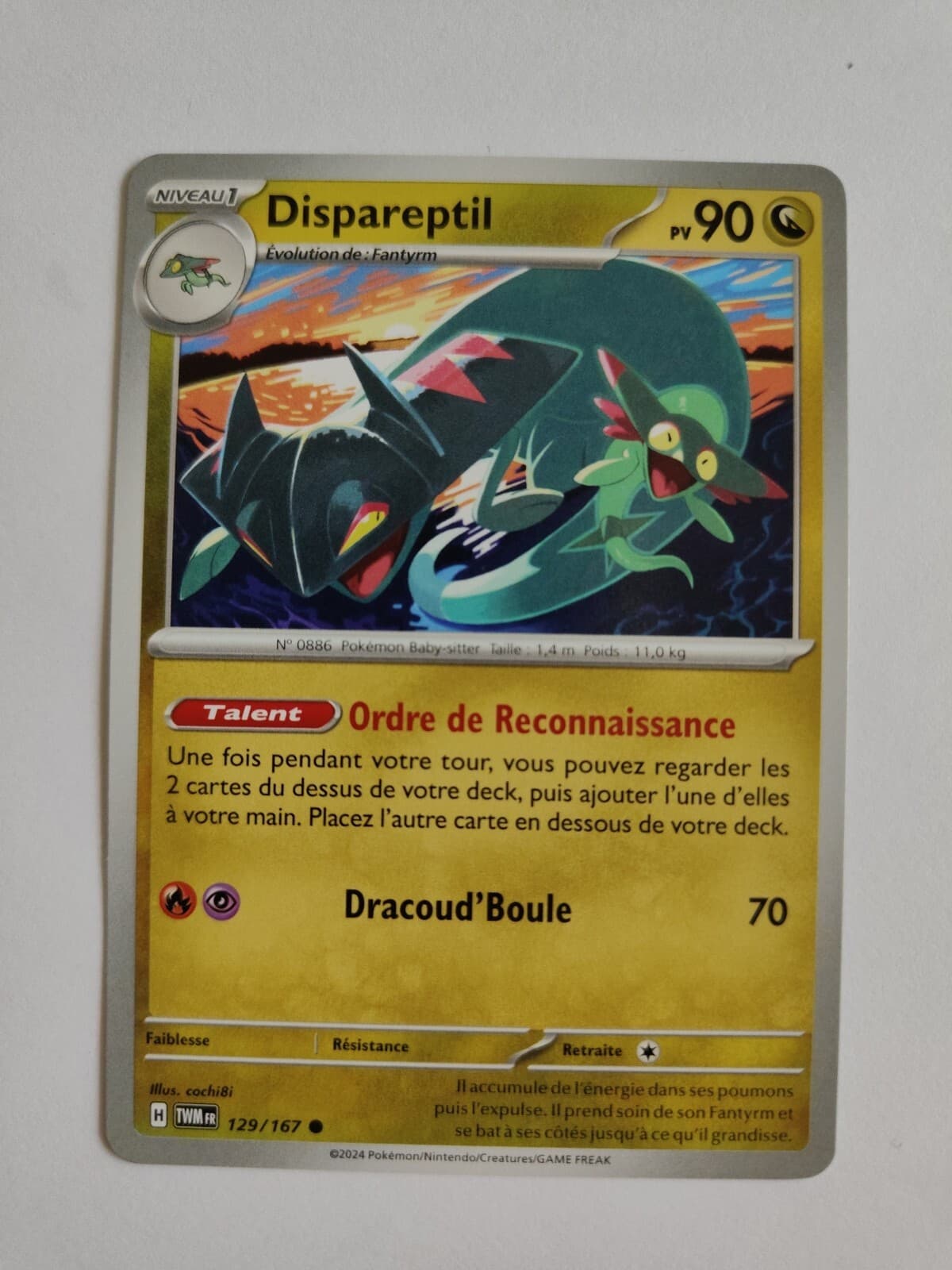 Carte Pokémon - Dispareptil 129/167 - EV06 Mascarade Crépusculaire