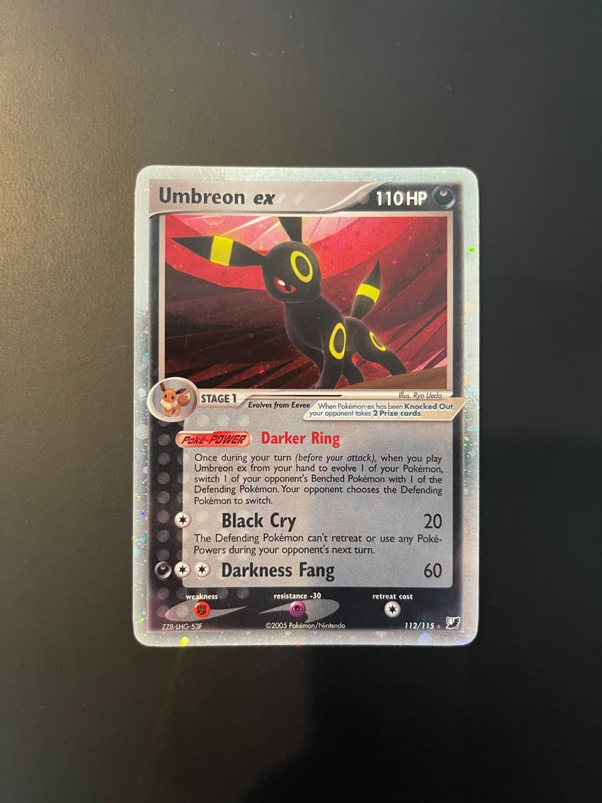 Umbreon ex 112/115 Unseen Forces Holo - LP