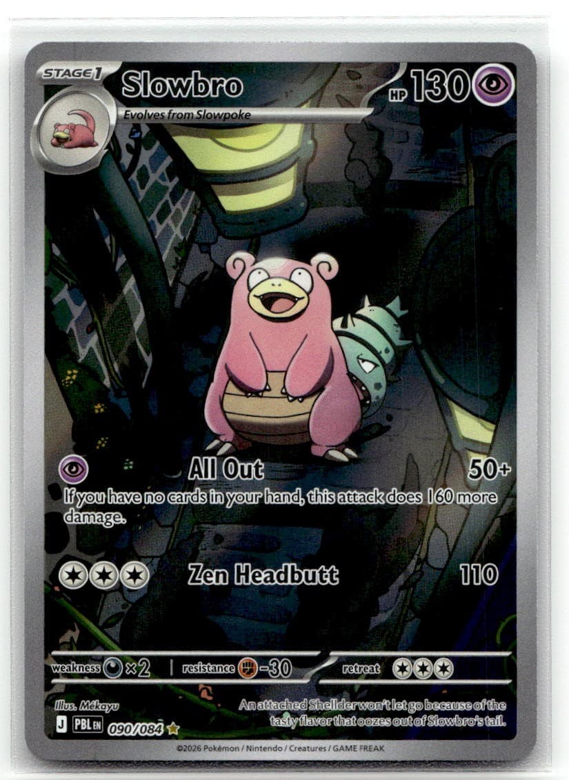 Slowbro - 090/084 #90/84 (Holo) (NM) ME05: Pitch Black PBL Pokemon