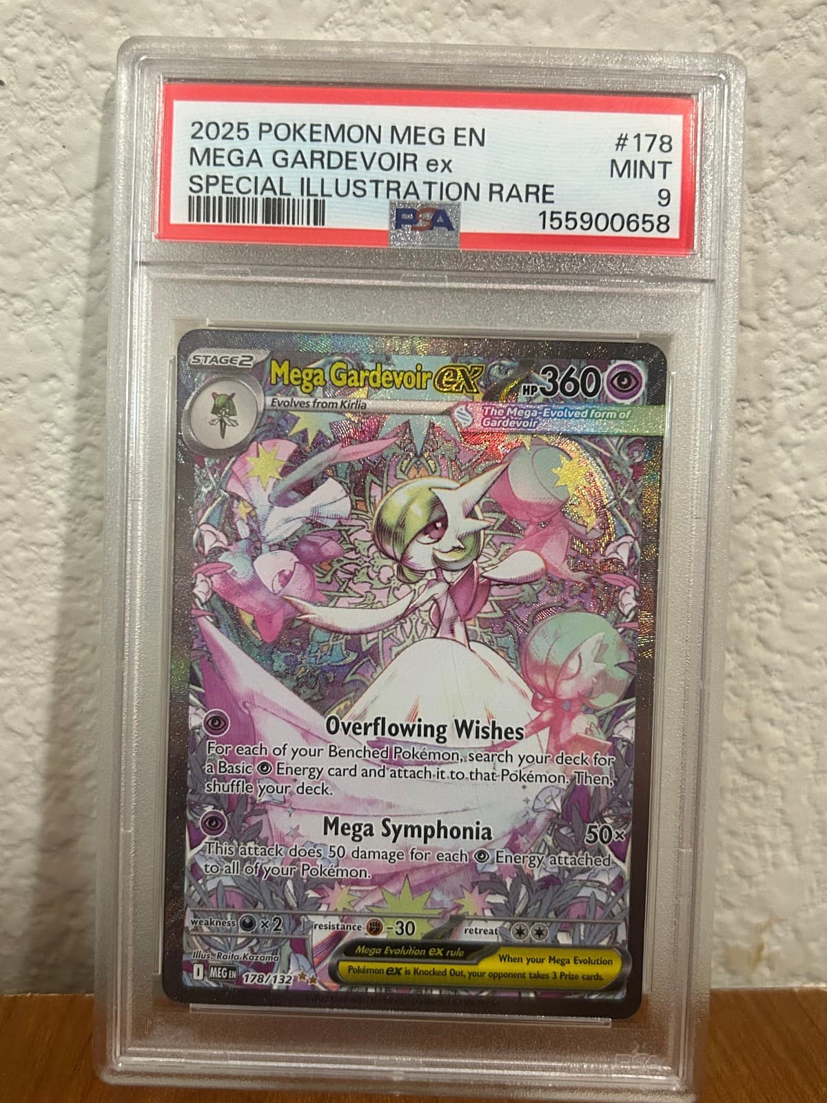 Mega Gardevoir ex 178/132 ME01 Special Illustration Rare Holo PSA Mint 9