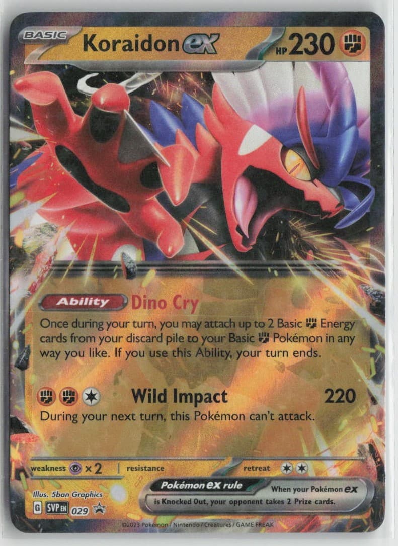 Scarlet & Violet Promo Koraidon ex Holo 029