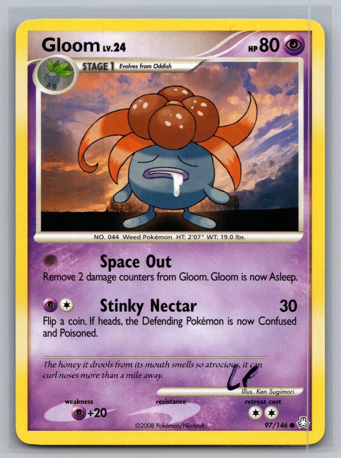 Gloom 97/146 Common Legends Awakened Pokemon Near Mint