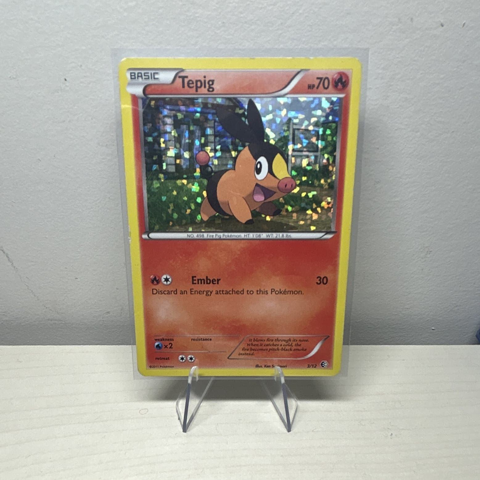 Tepig 003/012 McDonald's 2011 Holo Promo Pokémon TCG English 2011
