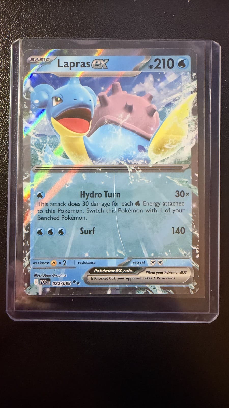 Lapras ex #22/88 (Holo) (NM) ME03: Perfect Order POR Pokemon