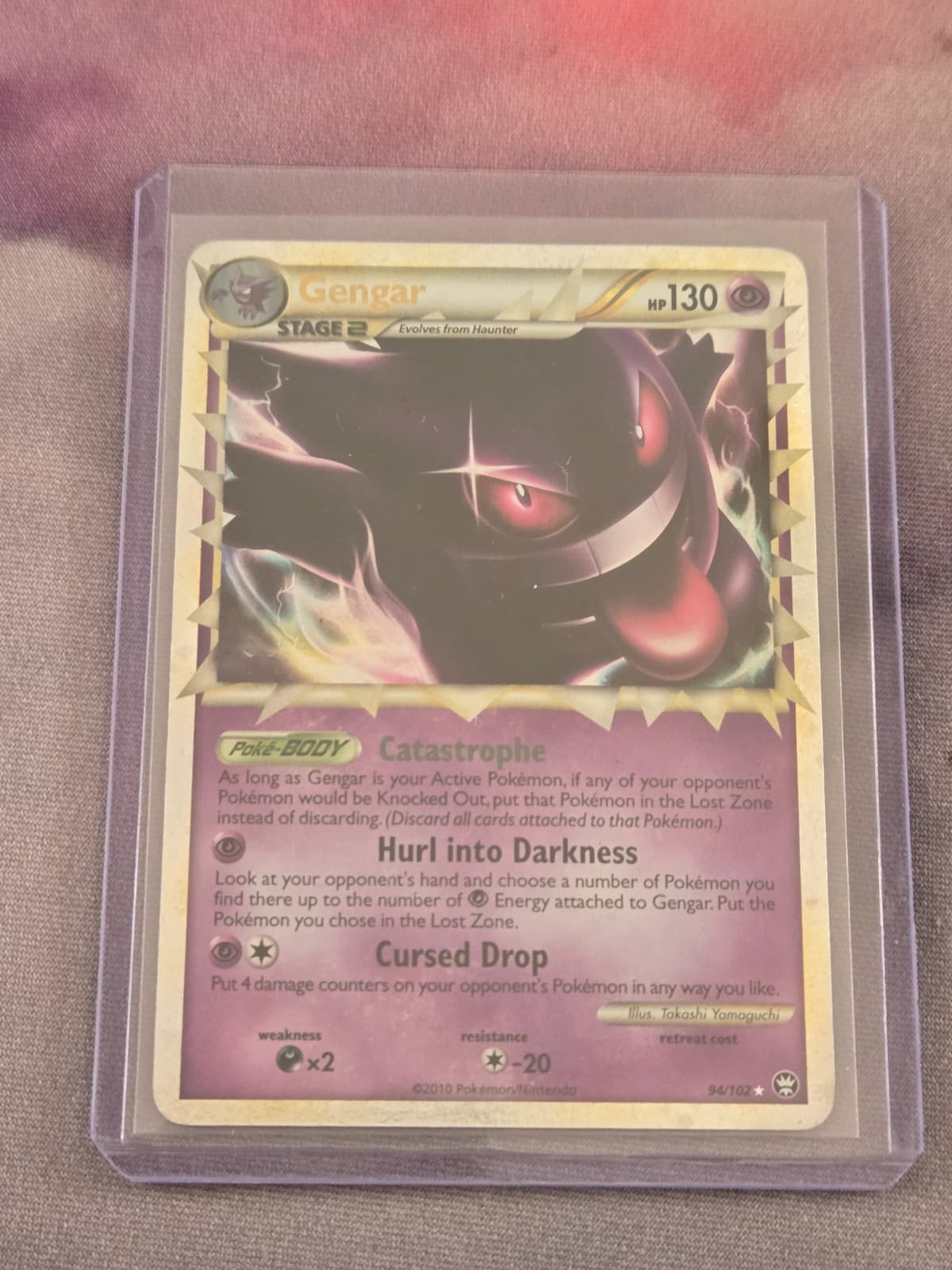 Pokemon 2010 Triumphant Holo Gengar #94/102
