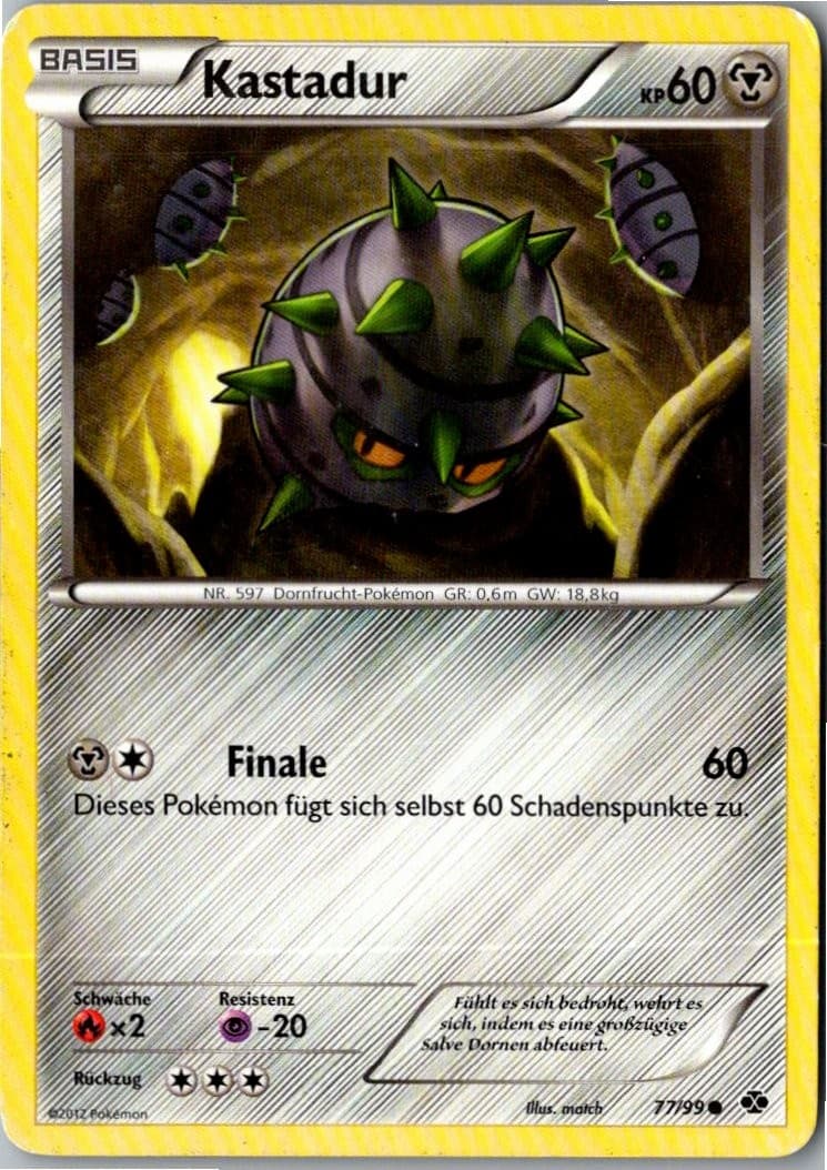 Pokemon Kastadur 77/99 Kommende Schicksale Deutsch