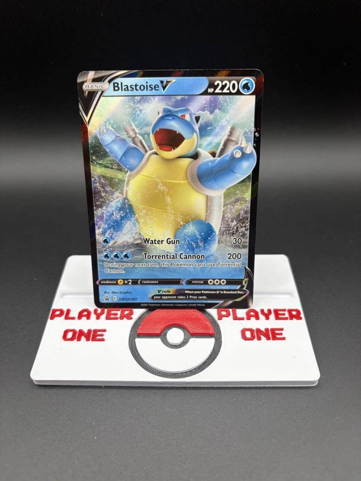 Blastoise V - Sword & Shield Promo Cards SWSH101 - Promo - NM - Pokémon *