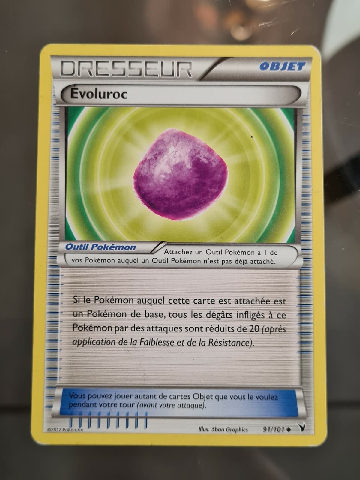 Carte Pokemon Française Dresseur Evoluroc 91/101 Nobles Victoires