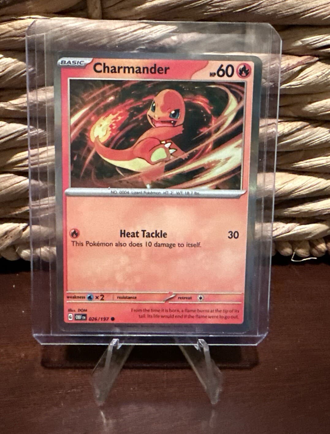 Charmander 26/197 Holo NM Scarlet & Violet (Obsidian Flames) Pokémon Card