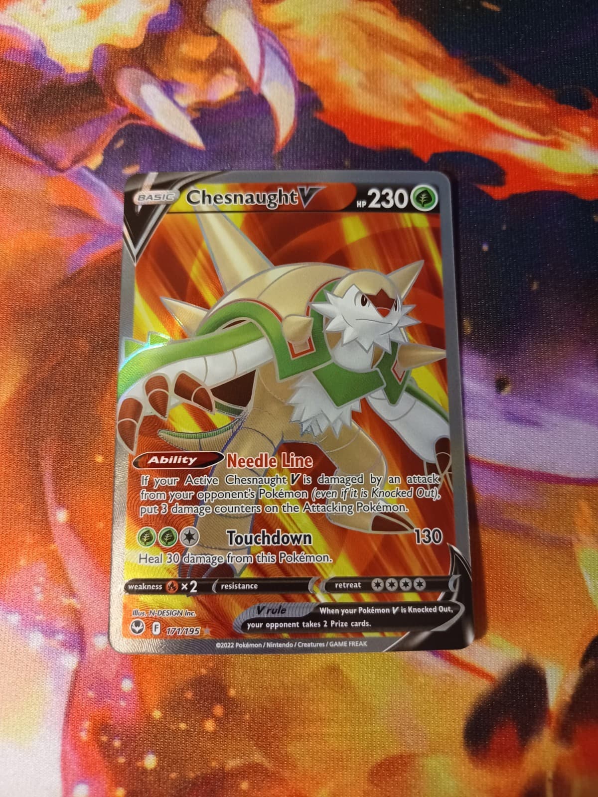 Chesnaught V (Full Art) 171/195 - Silver Tempest