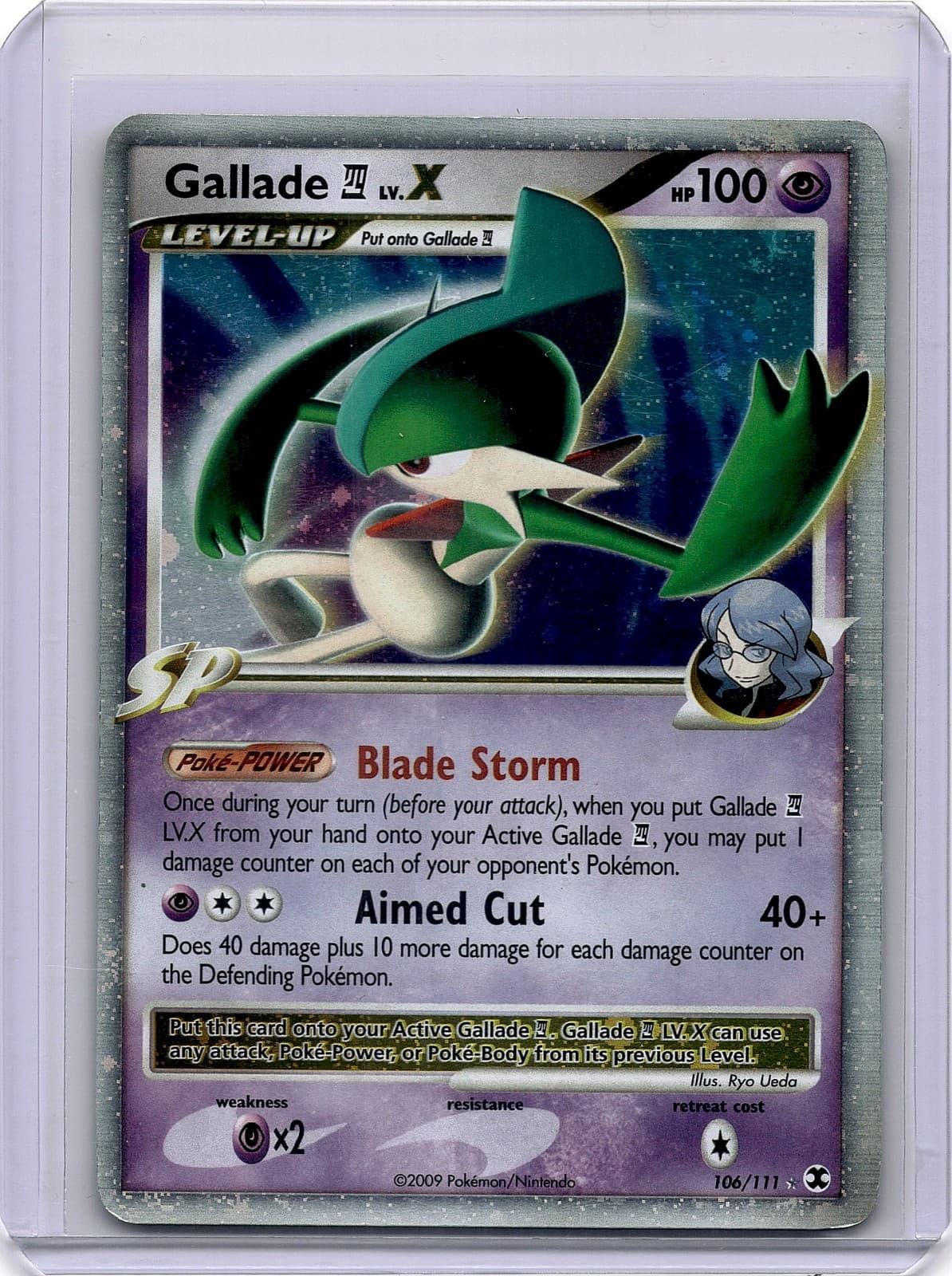 Gallade E4 Lv.X #106/111 Rising Rivals Ultra Rare, Holo