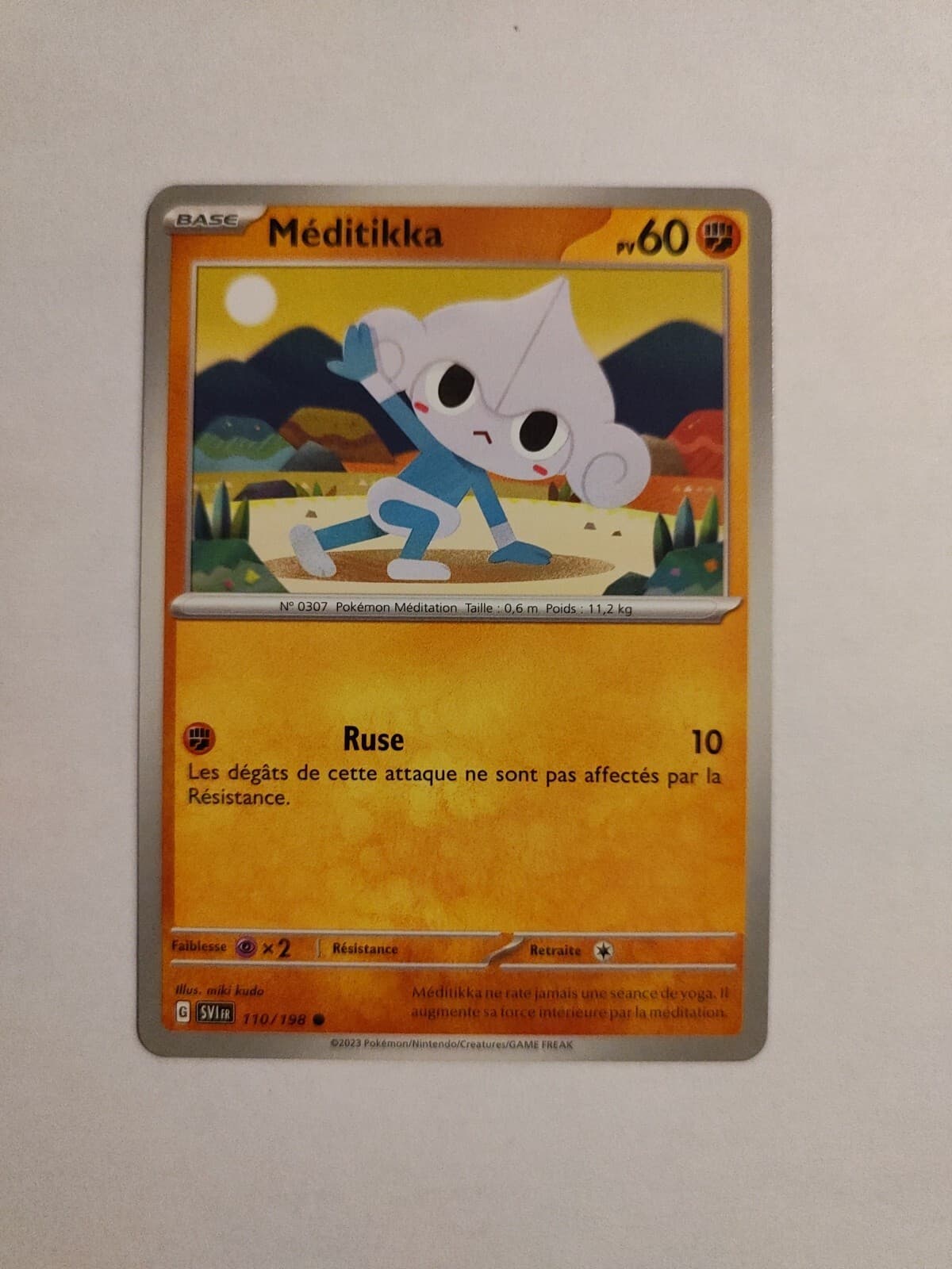Carte Pokemon - Méditikka 110/198 - Écarlate et Violet EV1