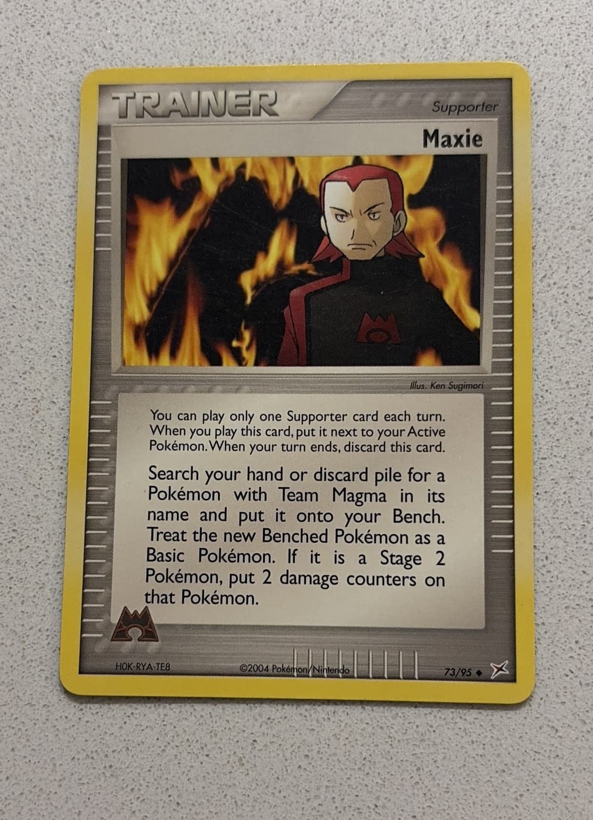 Maxie 73/95 Ex Team Magma vs Team Aqua Regular