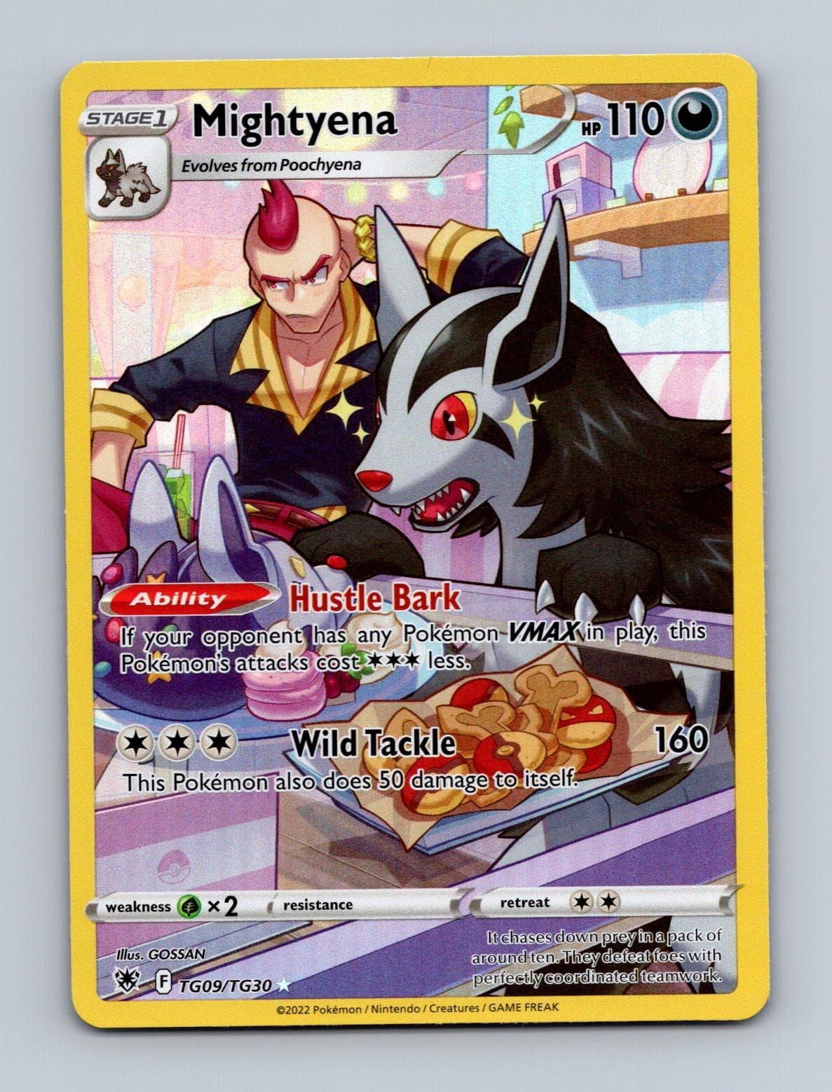 MIGHTYENA TG09/TG30 HOLO TG ASTRAL RADIANCE TRAINER GALLERY POKEMON NM/M