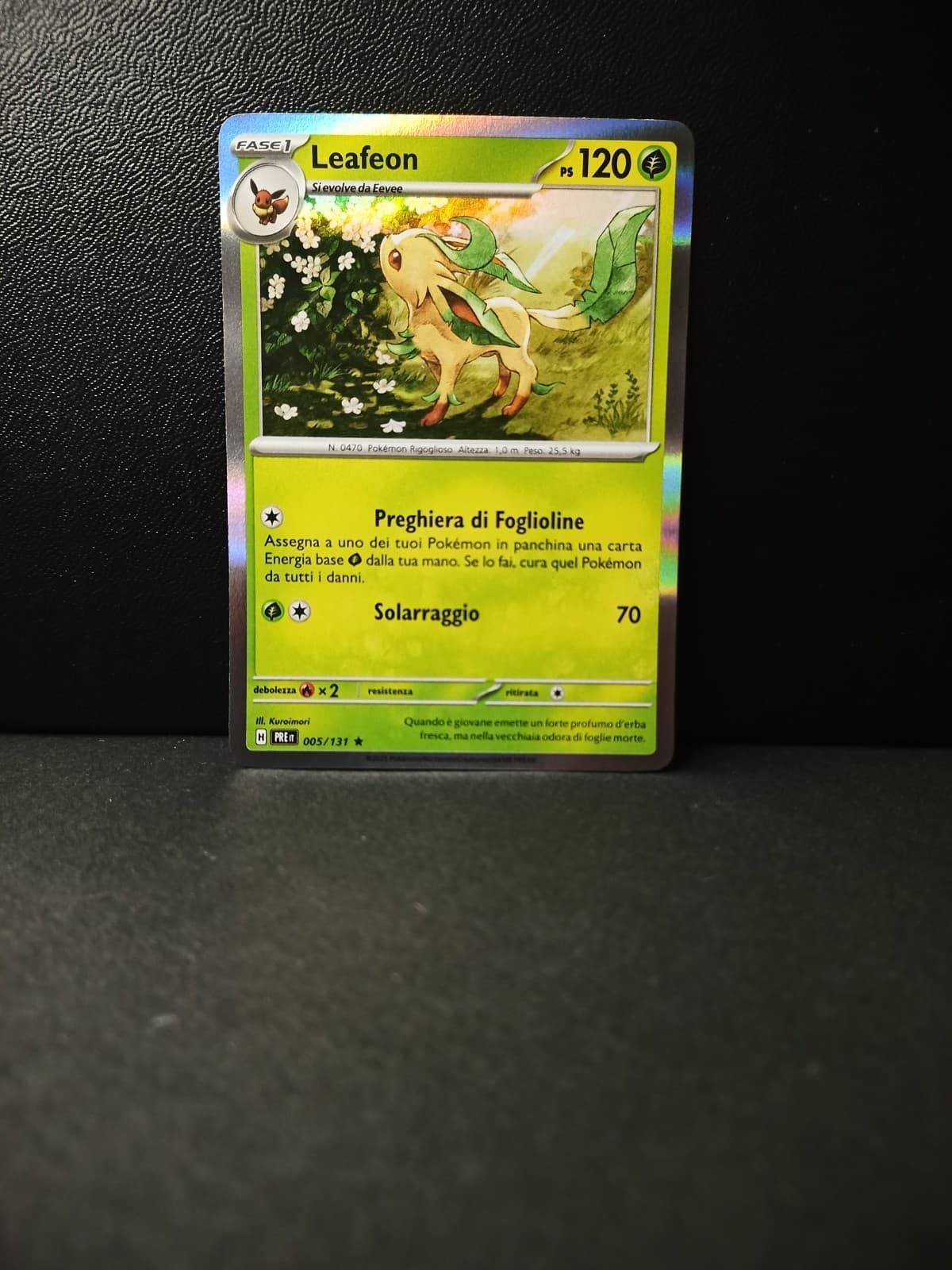 LEAFEON 5/131 Rara Holo - ITA MINT - Pokemon EVOLUZIONI PRISMATICHE