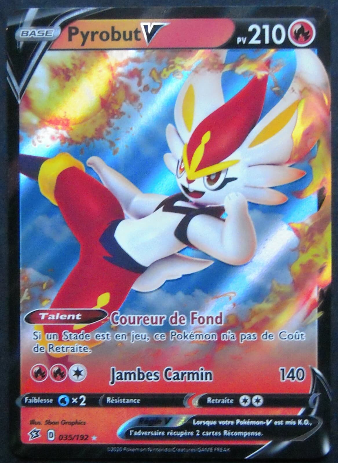 Pokemon -  Pyrobut V - Clash des Rebelles - 35/192