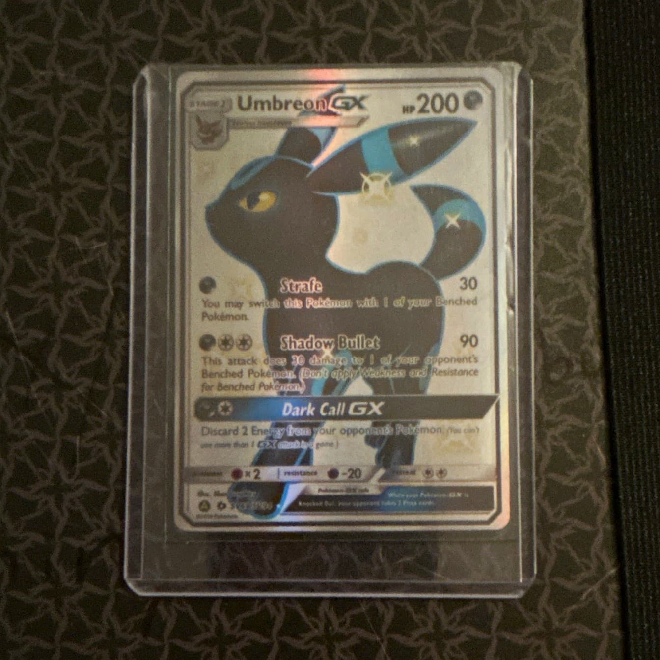 Pokemon Umbreon GX SV69/SV94 Hidden Fates Shiny Vault Holo 200 HP EN