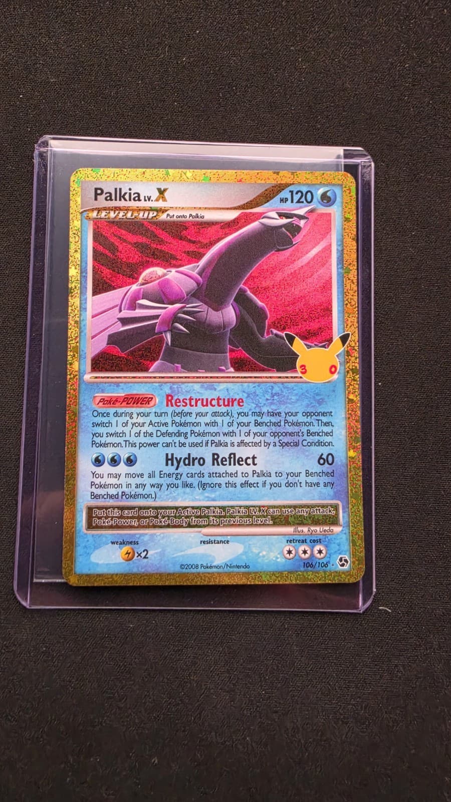 Pokemon Palkia LV.X 106/106 Mint 30th Celebration Classic Collection
