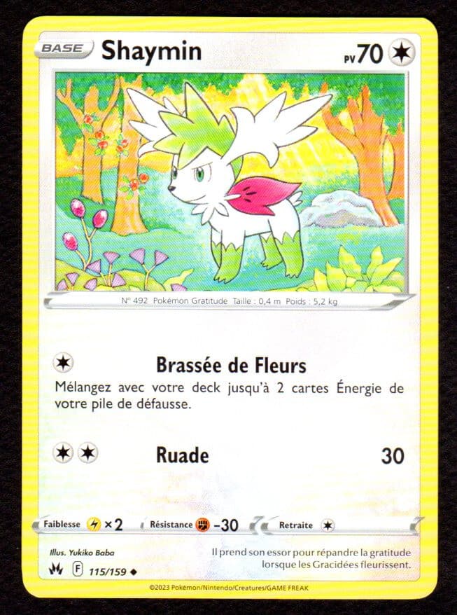 Carte POKEMON Zénith Suprême EB12.5 FR #115/159 Shaymin