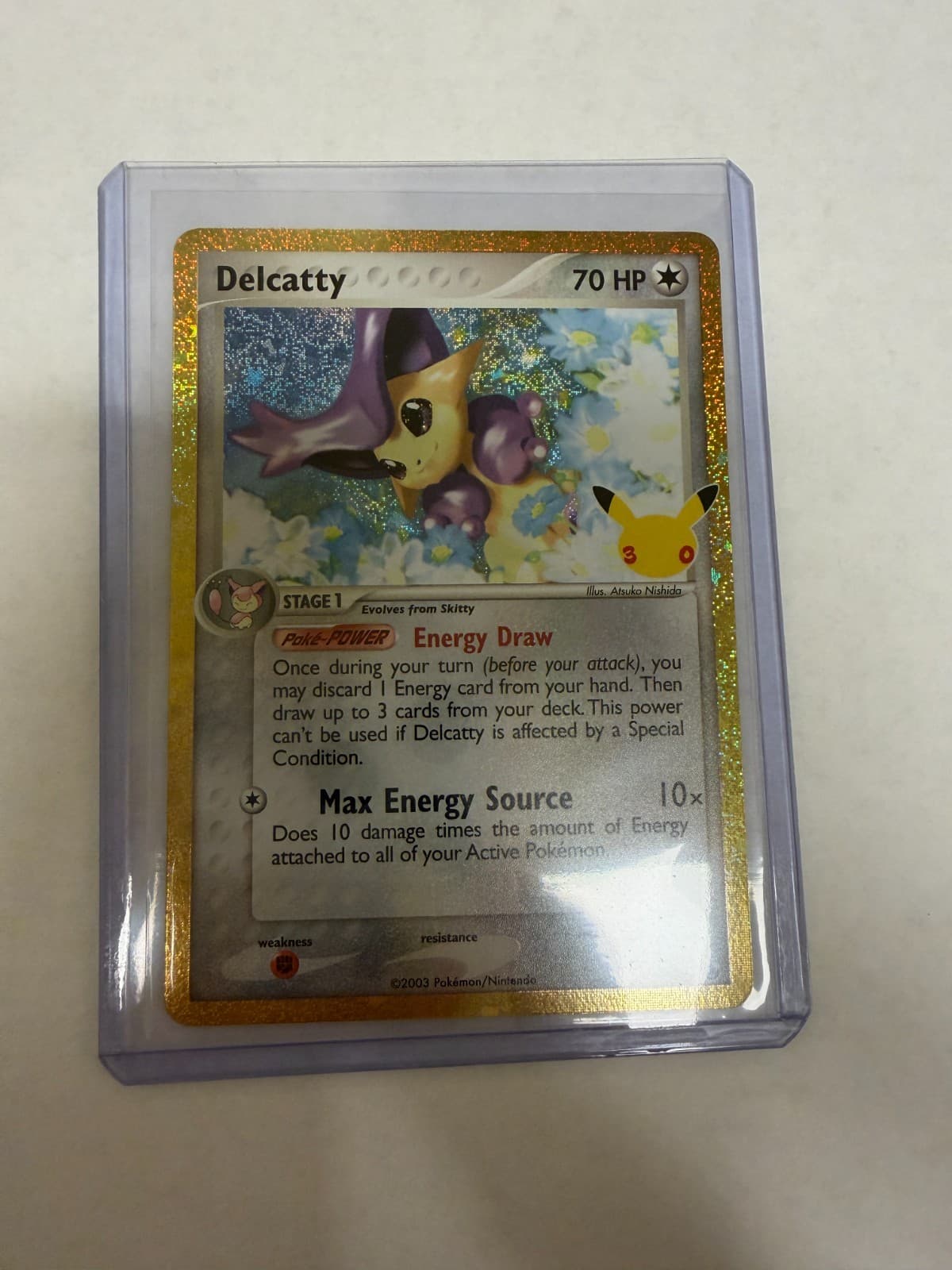Delcatty 5/109 Classic Collection ME 30th Celebration Pokemon Card NM