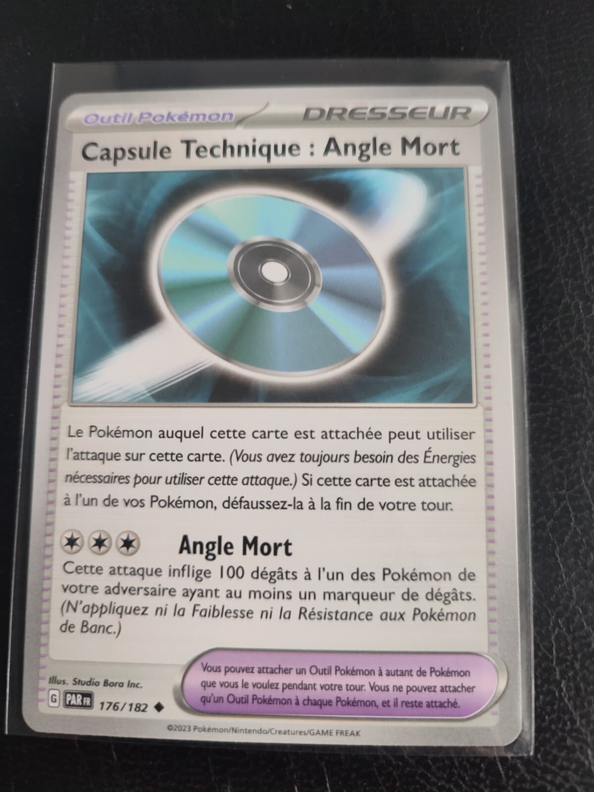 Carte Pokémon Capsule Technique : Angle Mort 176/182 Faille Paradoxe