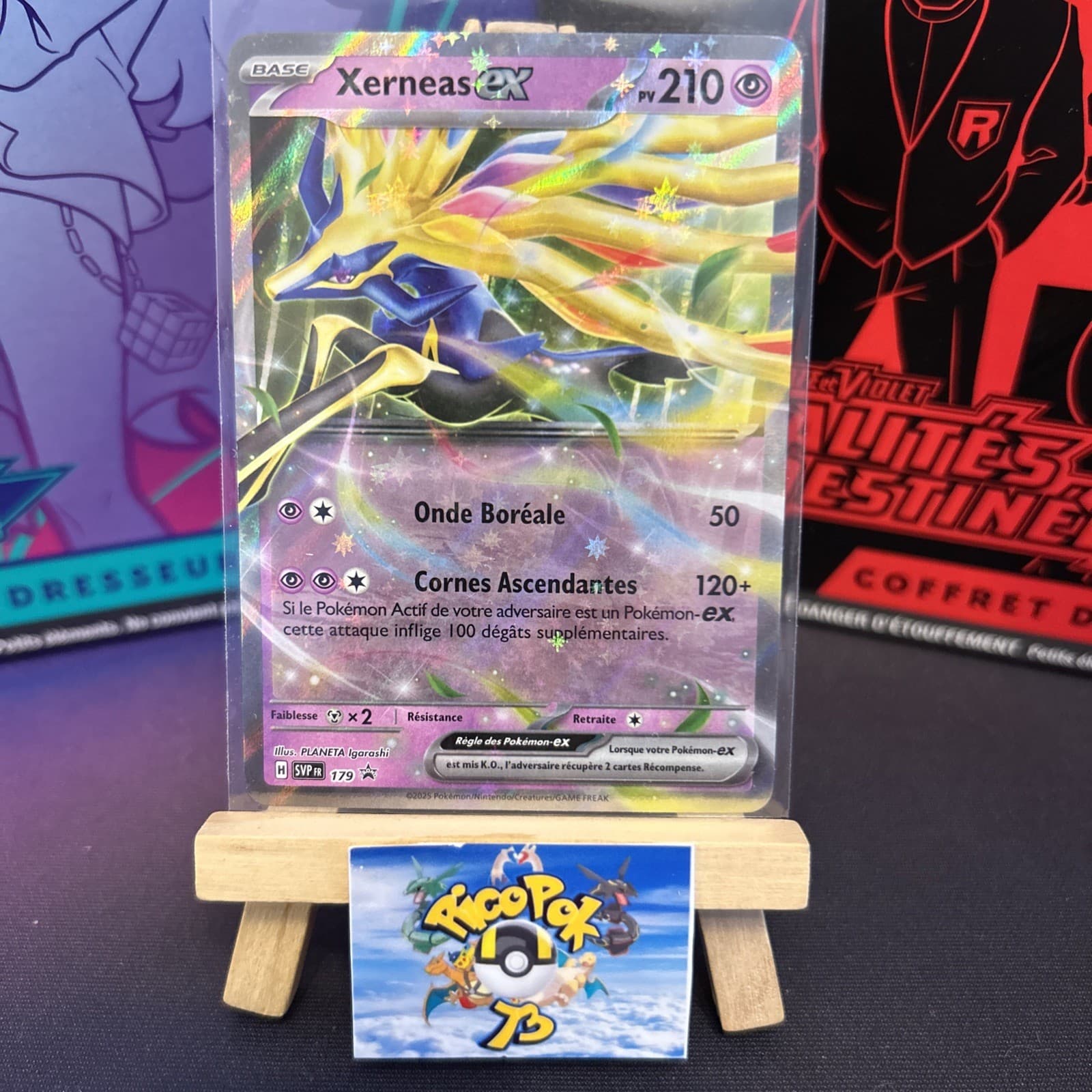 Carte Pokémon : Xerneas EX 179 - SVP Écarlate & Violet Promo - NEUF - FR