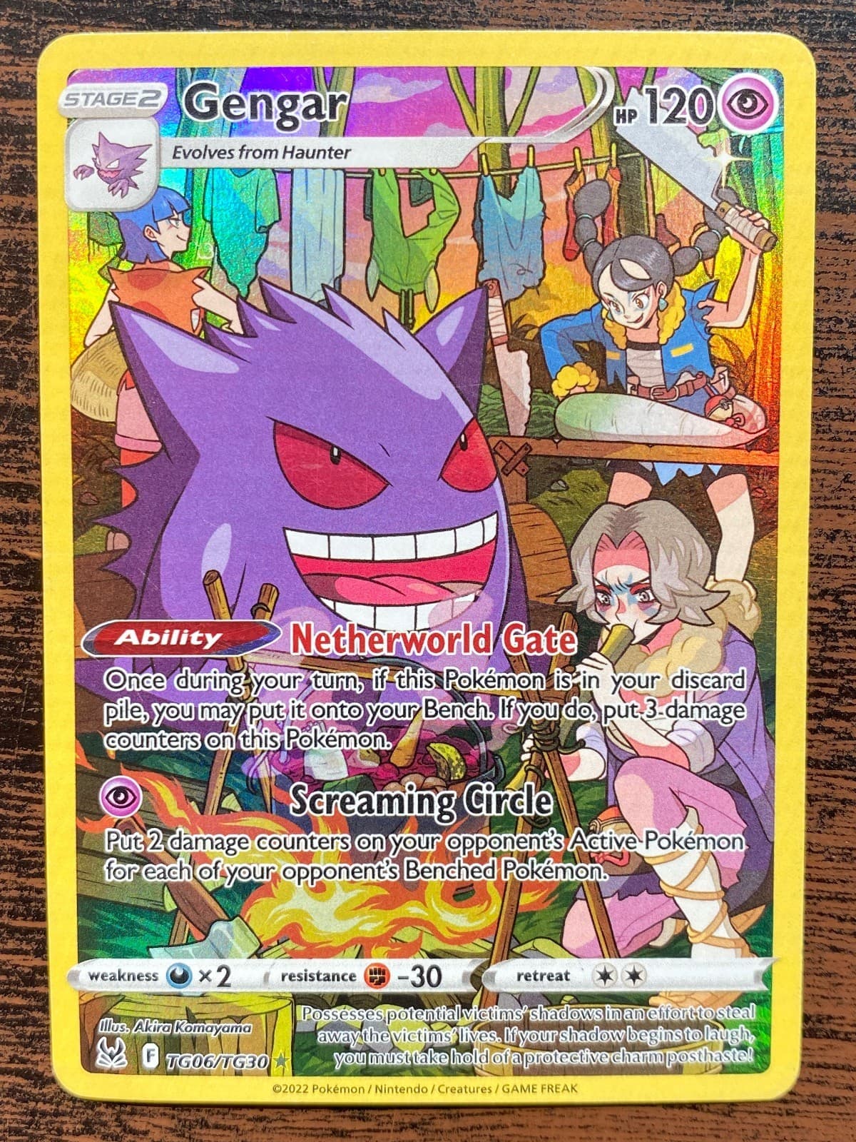 Gengar TG06/TG30 Holo Lost Origin Trainer Gallery Pokemon MP+