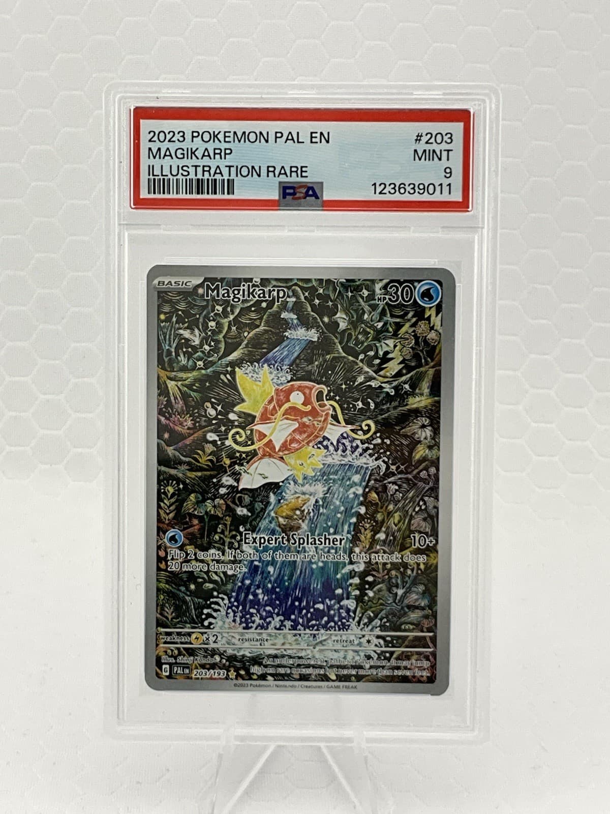 Magikarp 203/193 Sv02: Paldea Evolved Holo PSA 9