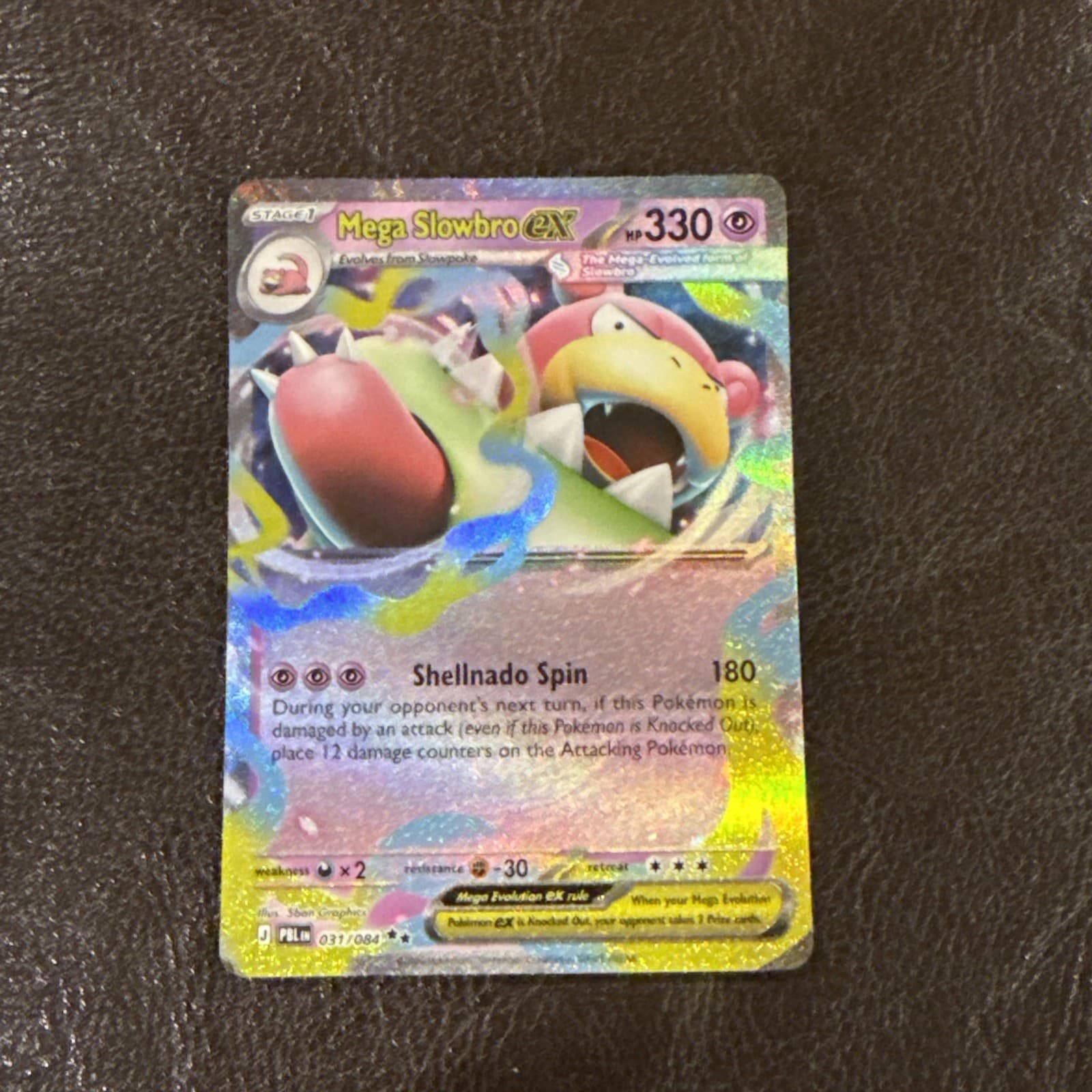 Pokémon TCG Pitch Black Mega Slowbro EX Double Rare #31/84
