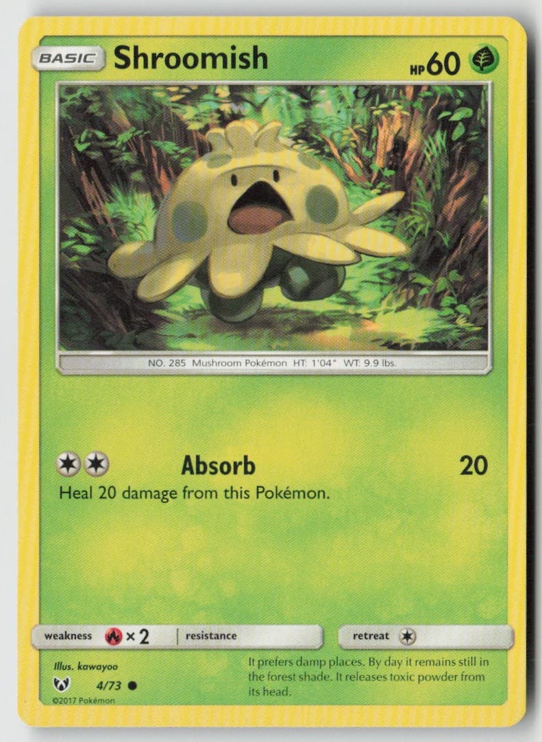 Shining Legends Shroomish 4/73 LP