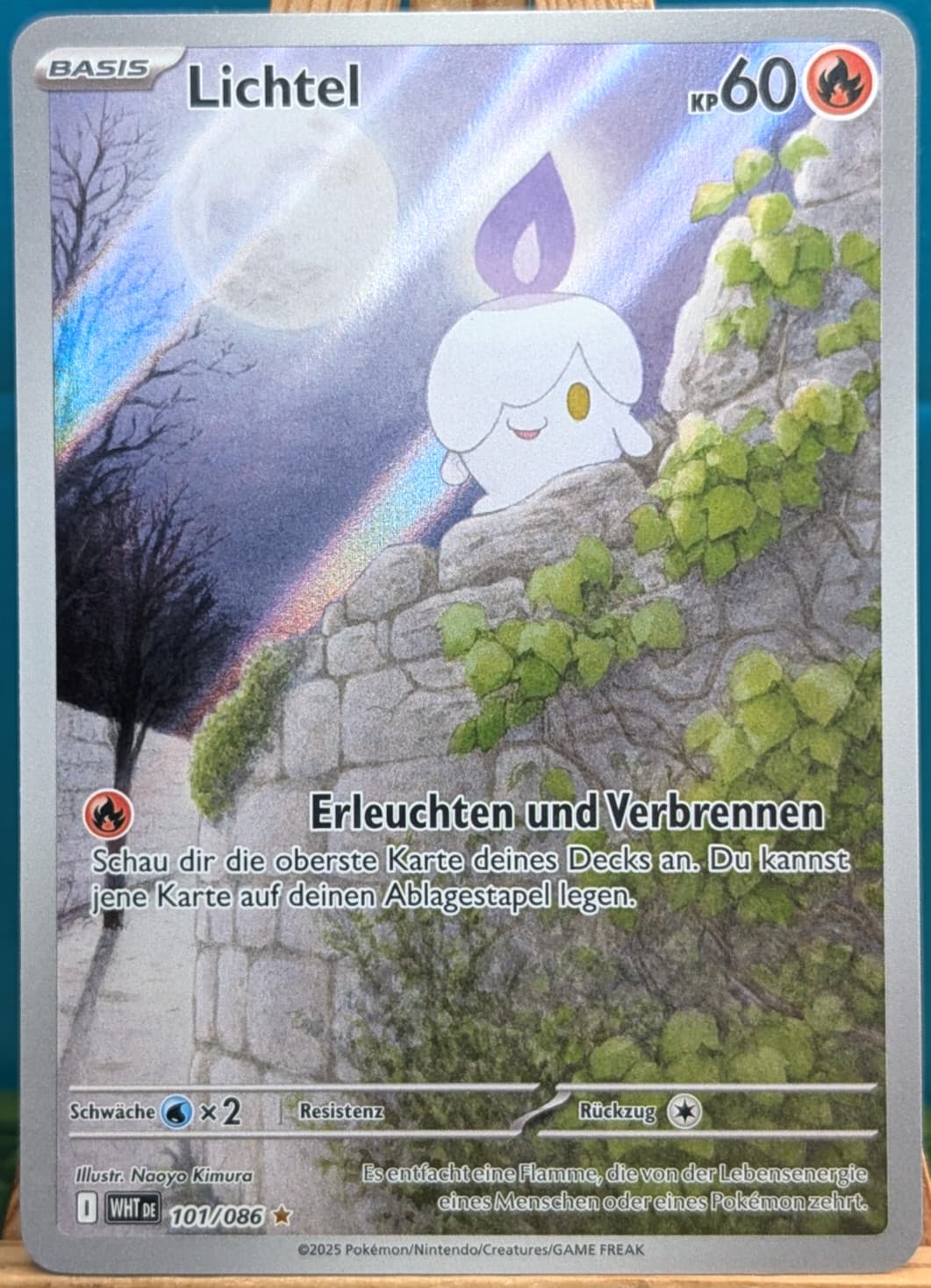 POKEMON - Weiße Flammen - Lichtel - 101/086 - deutsch
