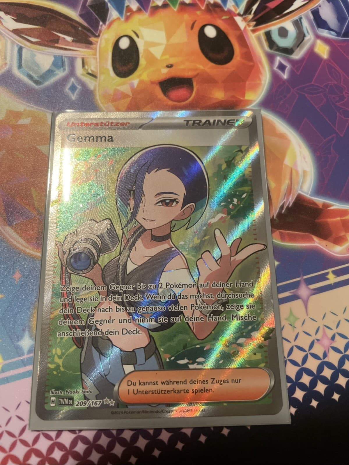 Pokemon Maskerade im Zwielicht Gemma 209/167 Near Mint deutsch