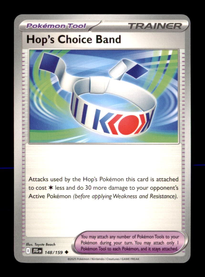 Hop's Choice Band 148/159 Uncommon Journey Together Pokemon Near Mint