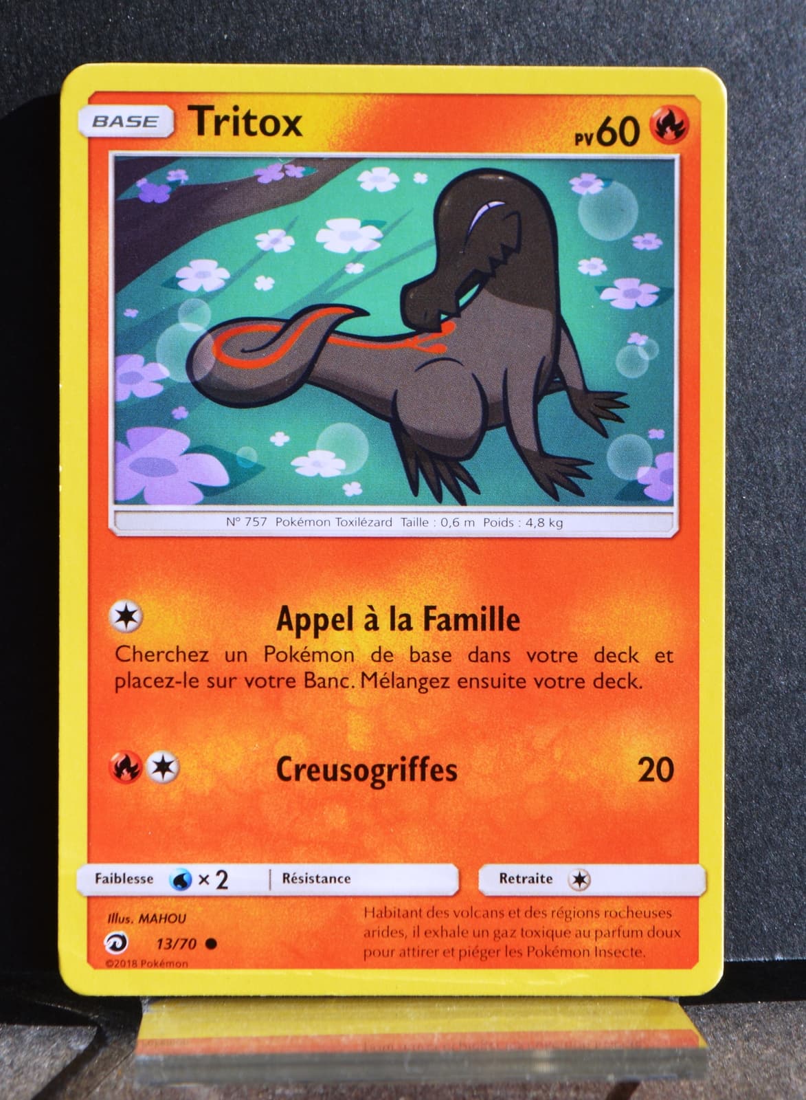 carte Pokémon 13/70 Tritox SL7.5 - Majesté des Dragons NEUF FR