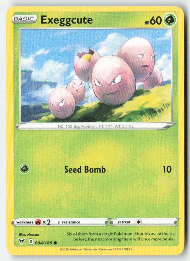 Exeggcute 4/185 Common MP Regular - Vivid Voltage