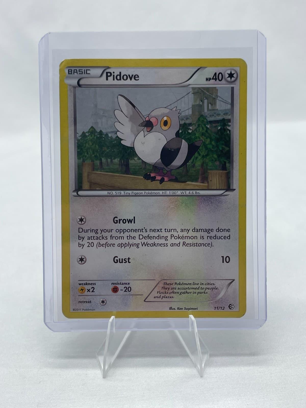 Pidove 11/12 McDonald's Promos 2011 Pokemon Holo HP