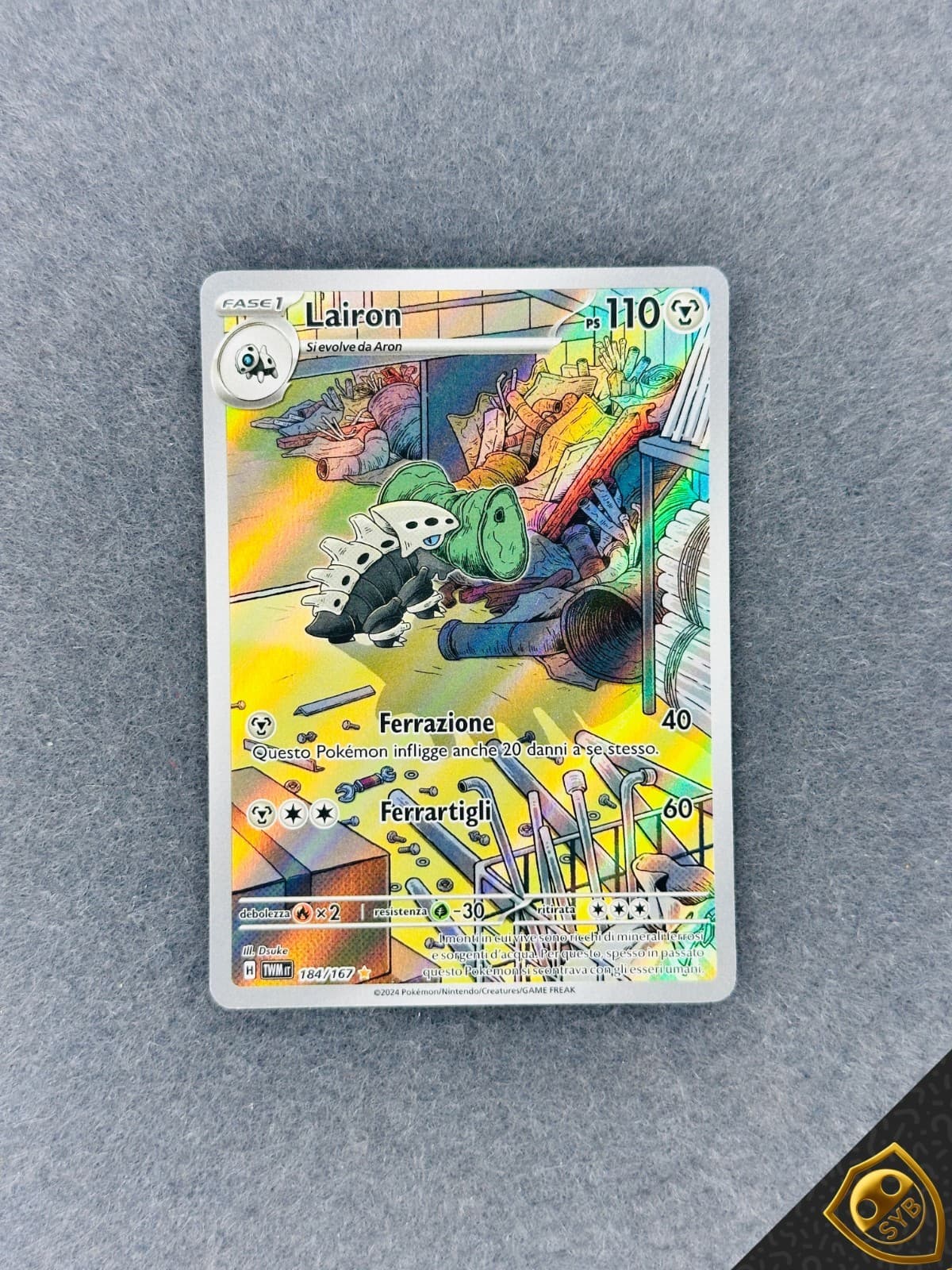 Lairon 184/167 Crepuscolo Mascherato TWM Italiano Pokemon