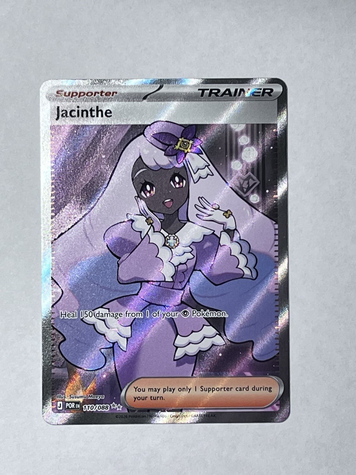 Pokémon Jacinthe 110/088 Me03: Perfect Order Holo- Near Mint