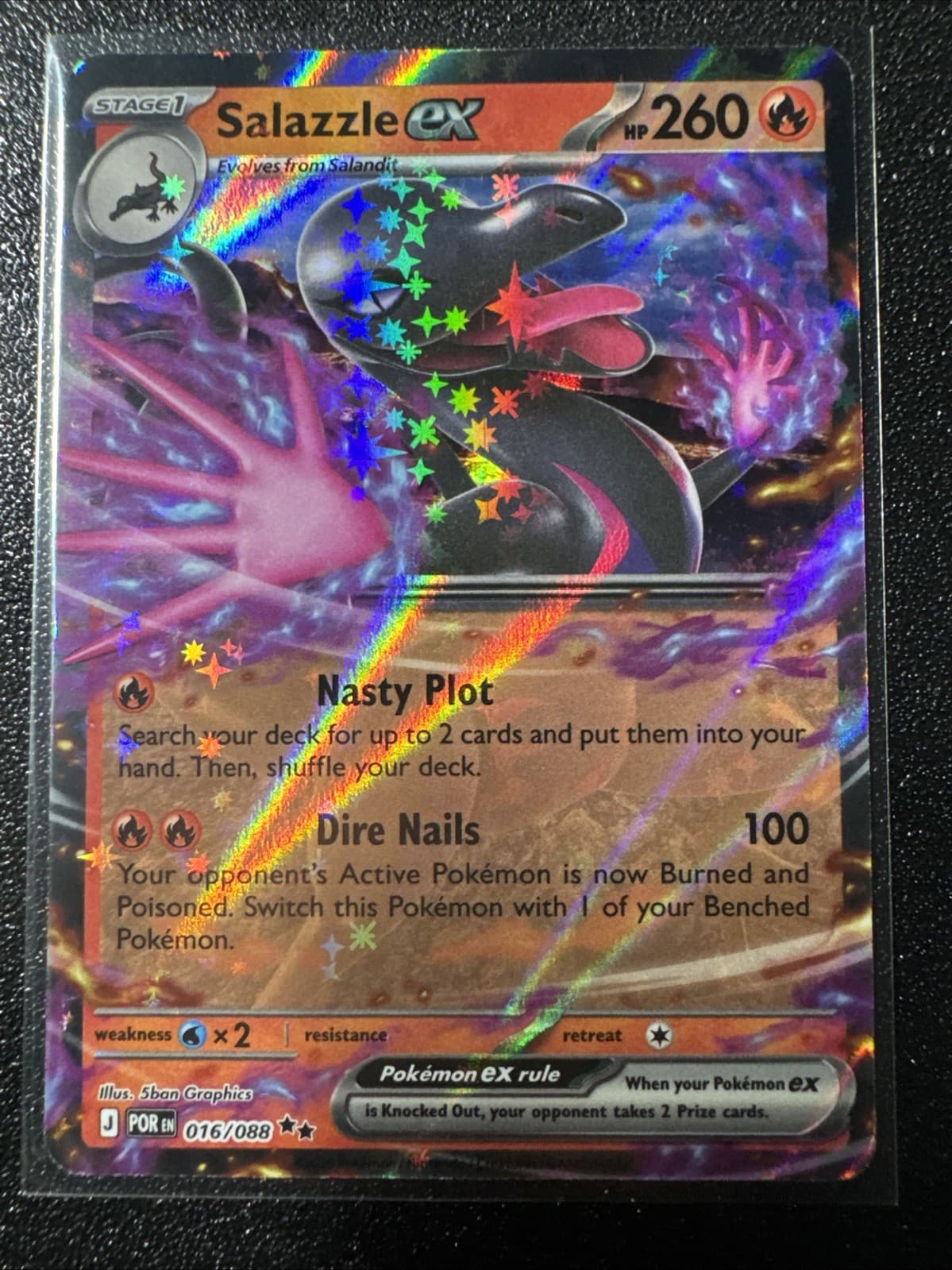 Pokemon Salazzle ex Perfect Order 16/88 Holofoil Near Mint English