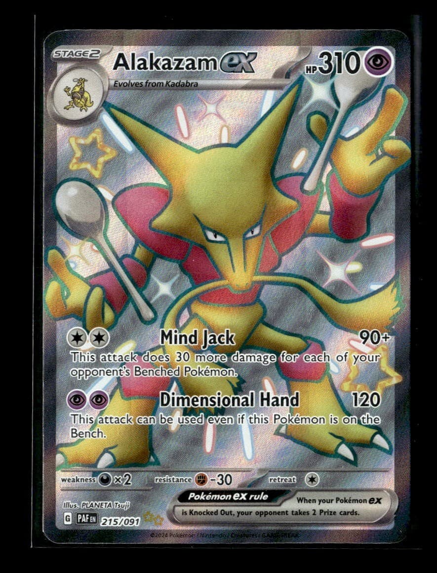 Pokemon Alakazam ex #215/091 SV: Paldean Fates
