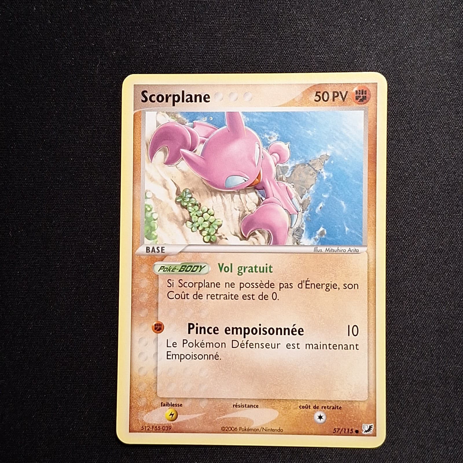 Scorplane 57/115 EX Forces Cachées Carte Pokemon FR