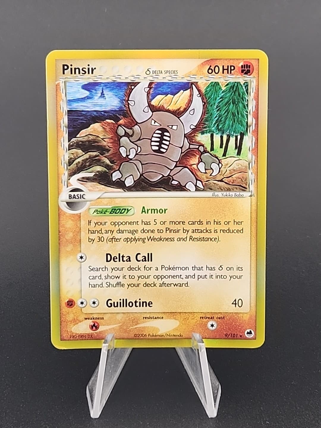 Pinsir Dragon Frontiers EX Series POKEMON Holo Foil Rare 2006 #9