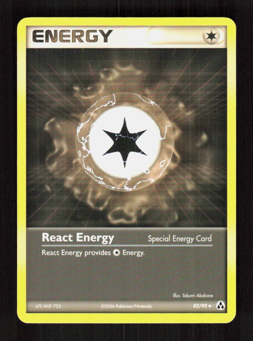 React Energy 82/92 EX Legend Maker Uncommon NM